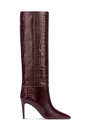 Stivali in pelle effetto coccodrillo rouge noir PARIS TEXAS | PX548XCOCOROUGENOIR